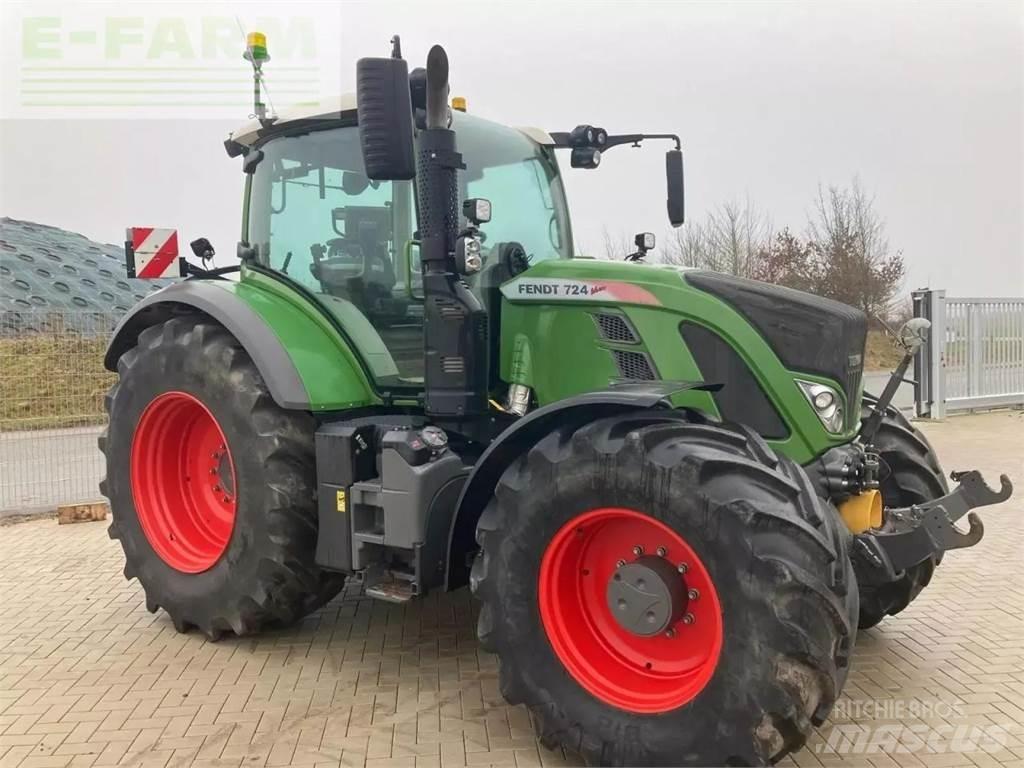 Fendt 724 s4 profi+ Traktörler
