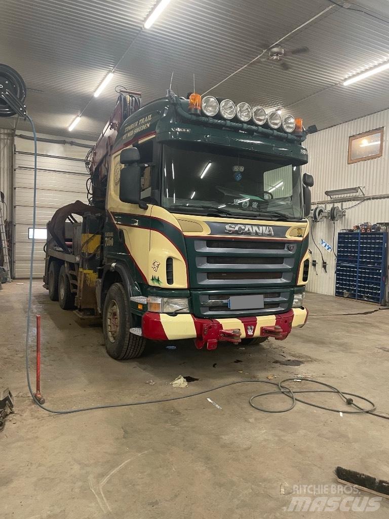 Scania G 420CB Araç üzeri vinçler