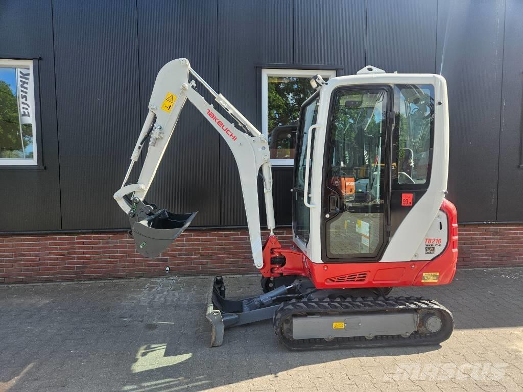 Takeuchi TB 216 Mini ekskavatörler, 7 tona dek