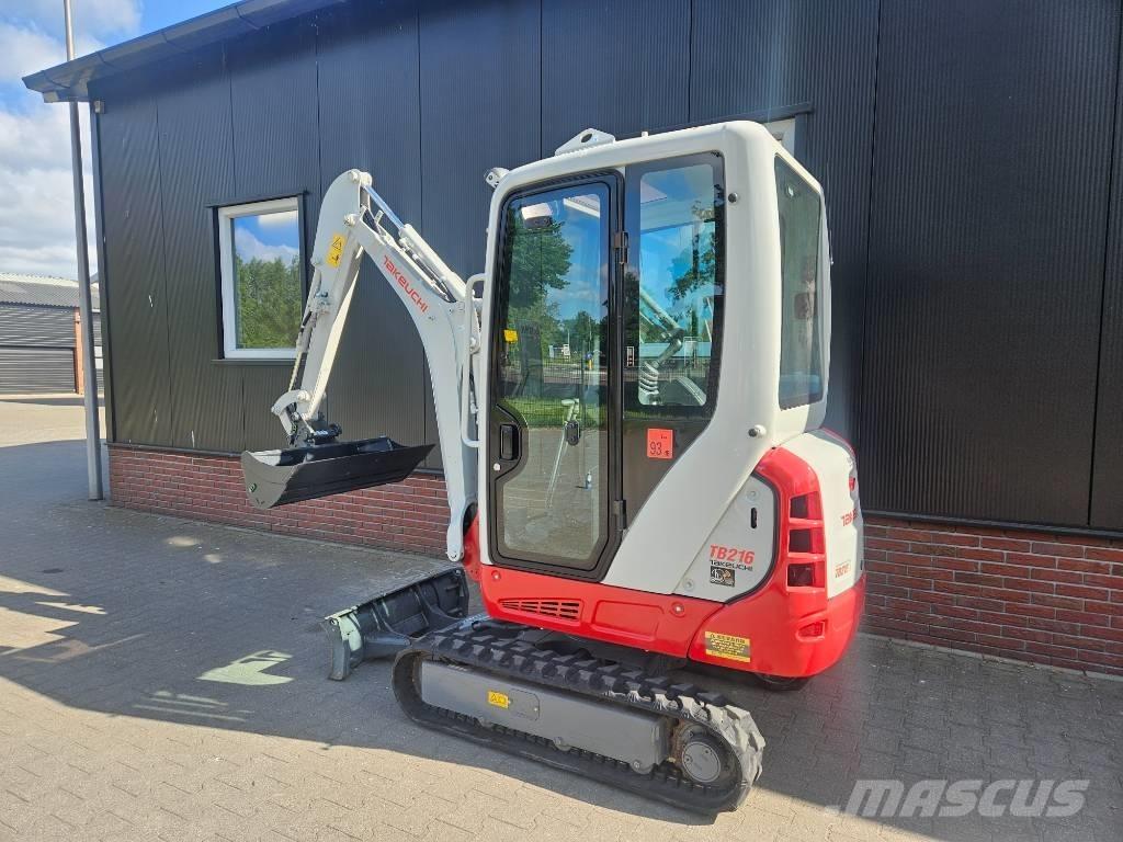 Takeuchi TB 216 Mini ekskavatörler, 7 tona dek