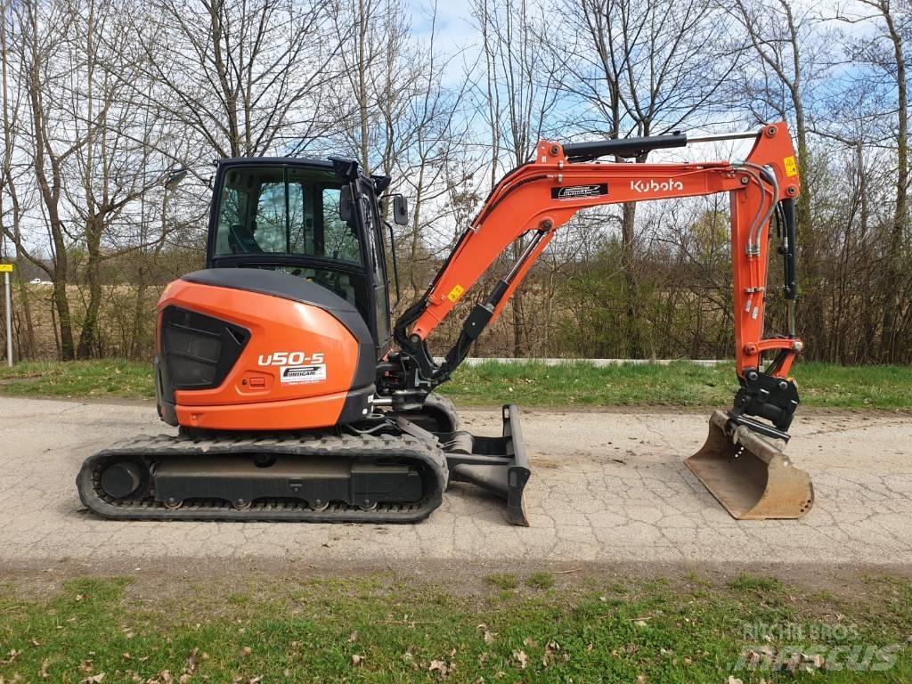Kubota U 50-5 Mini ekskavatörler, 7 tona dek