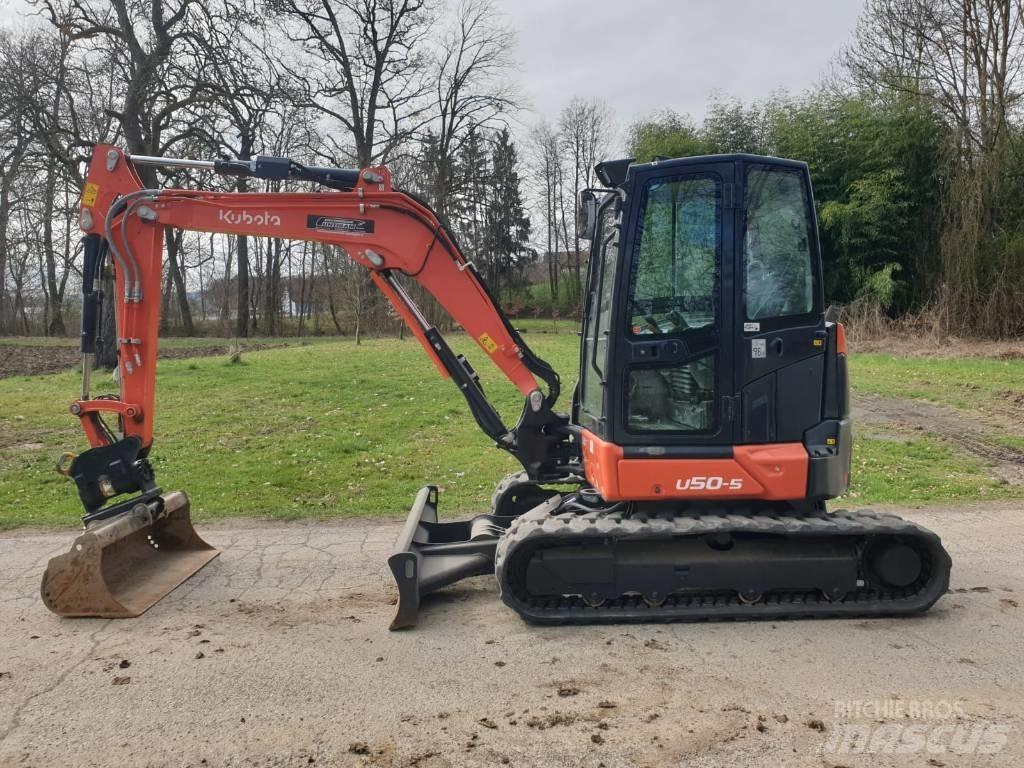 Kubota U 50-5 Mini ekskavatörler, 7 tona dek