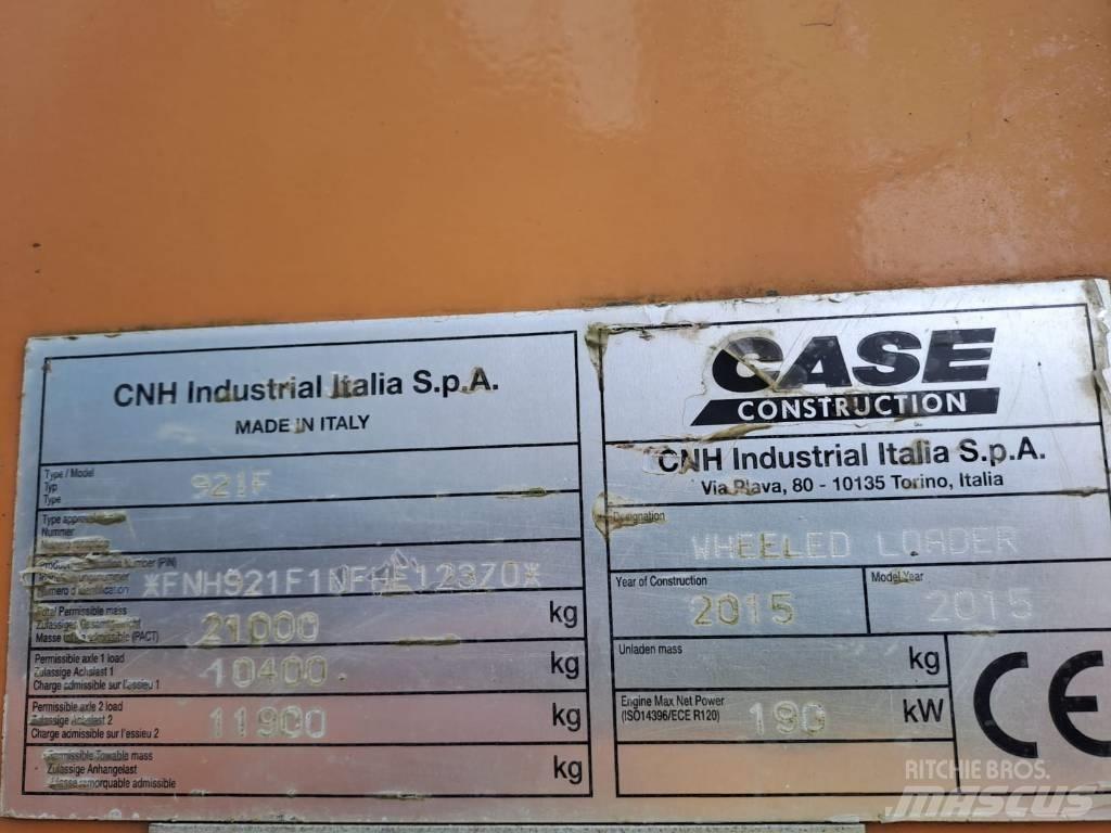 CASE 921 F Tekerlekli yükleyiciler