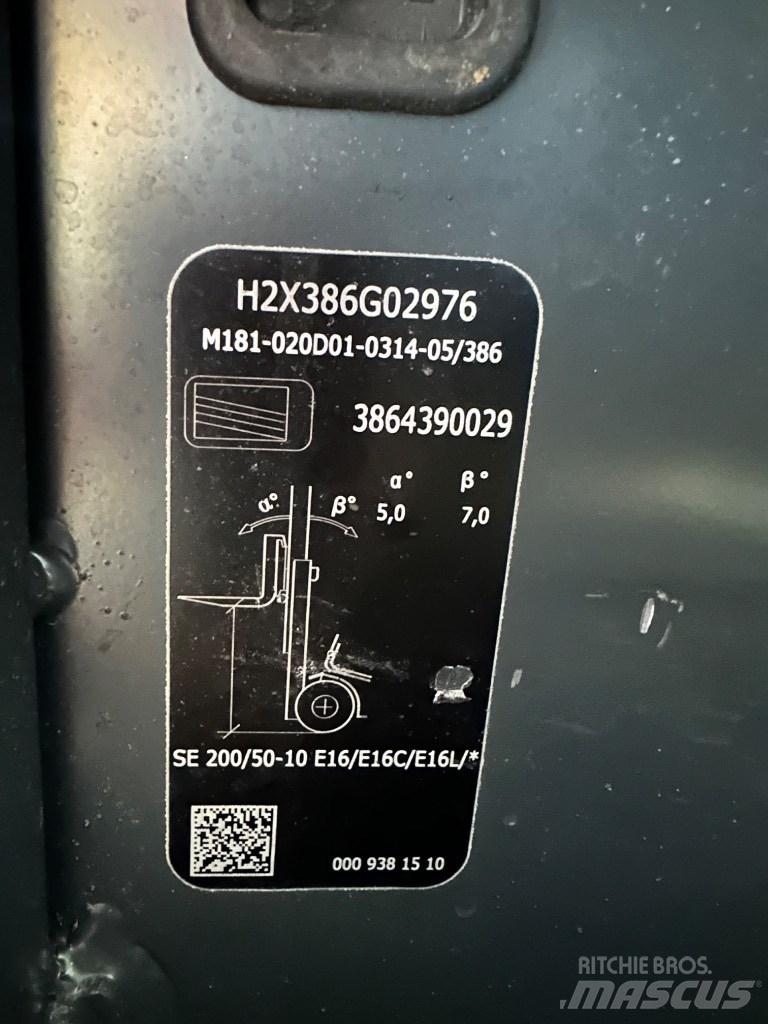 Linde E20L-02 Elektrikli forkliftler