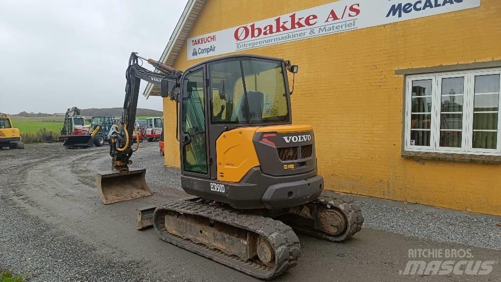 Volvo ECR 50 D Mini ekskavatörler, 7 tona dek