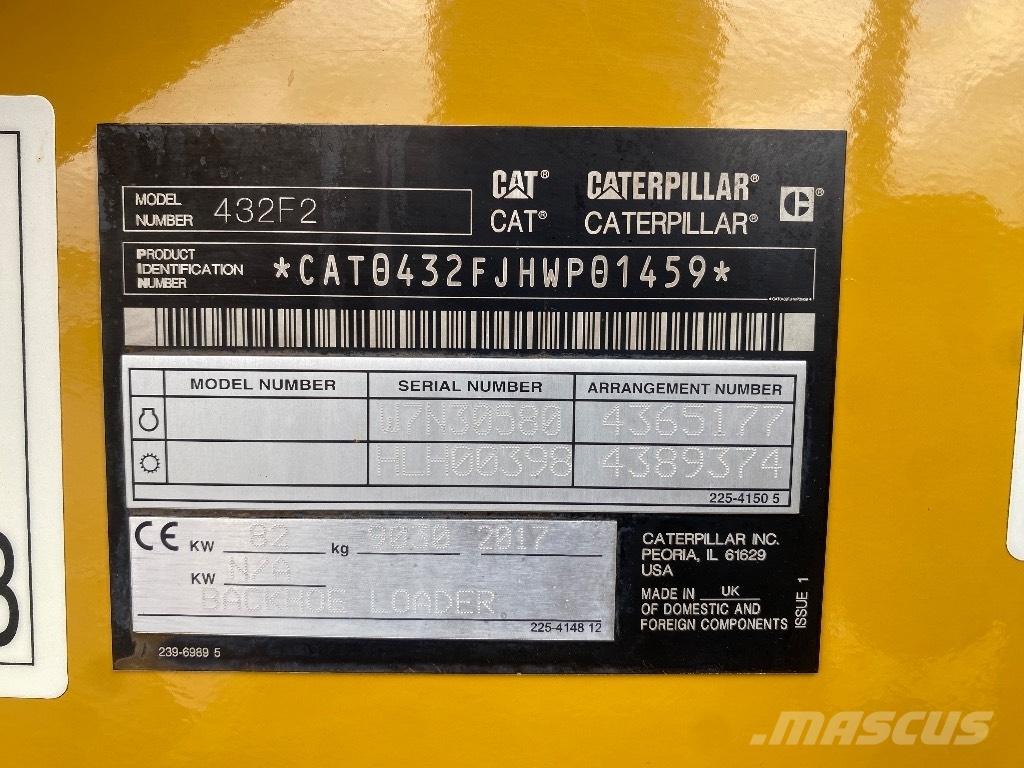 CAT 432 F Kazıcı yükleyiciler - beko loder