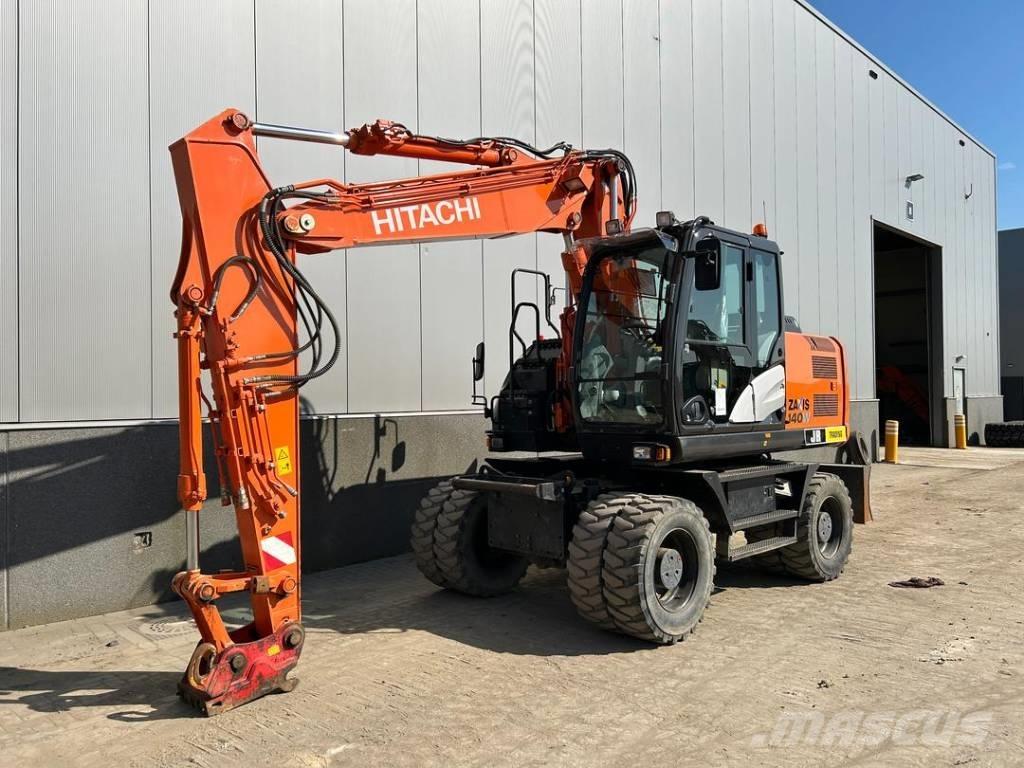 Hitachi ZX 140 W-5B Lastik tekerli ekskavatörler