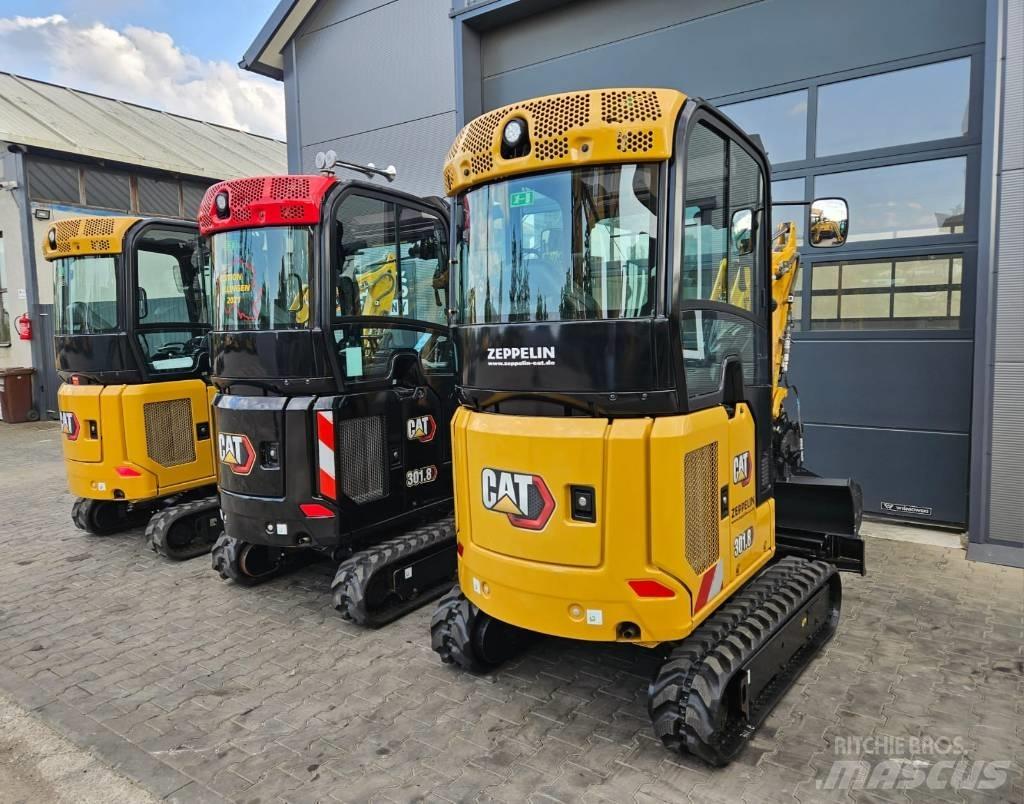 CAT 301.8 Mini ekskavatörler, 7 tona dek