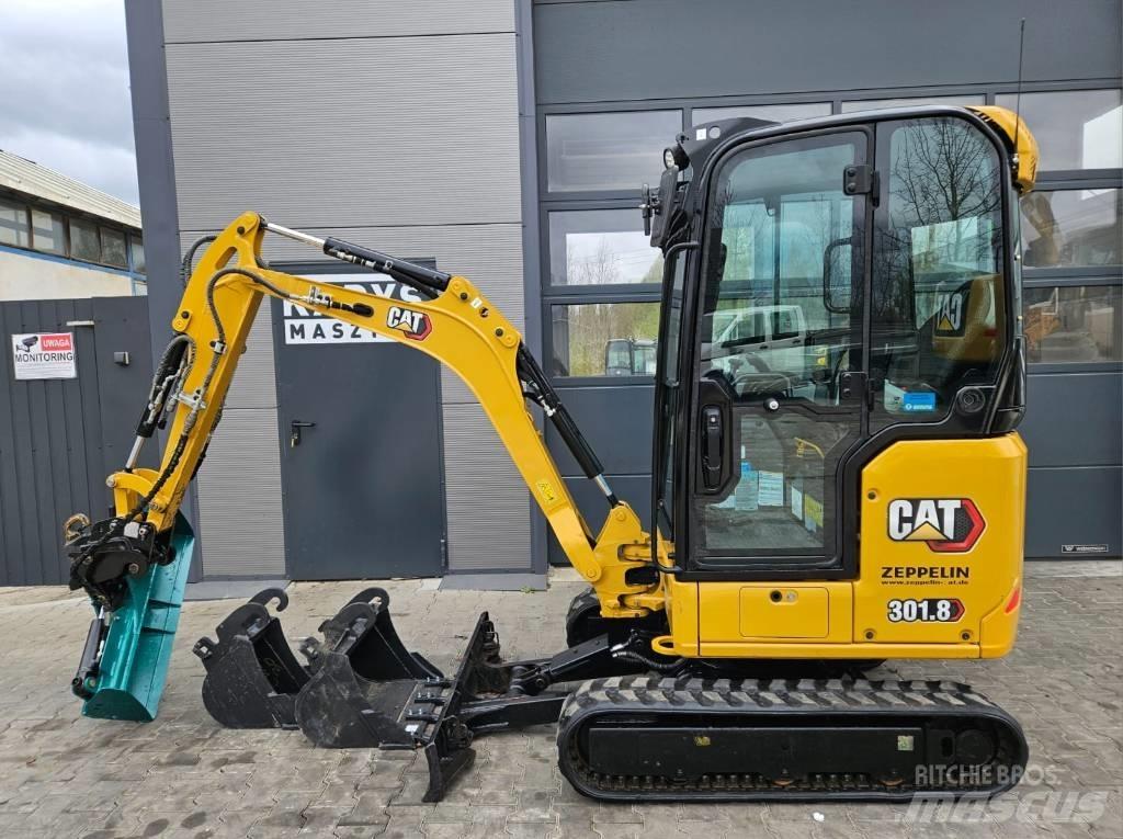 CAT 301.8 Mini ekskavatörler, 7 tona dek