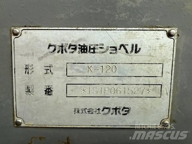 Kubota K-120 Paletli ekskavatörler