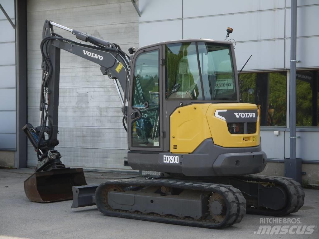 Volvo ECR 50 D Mini ekskavatörler, 7 tona dek