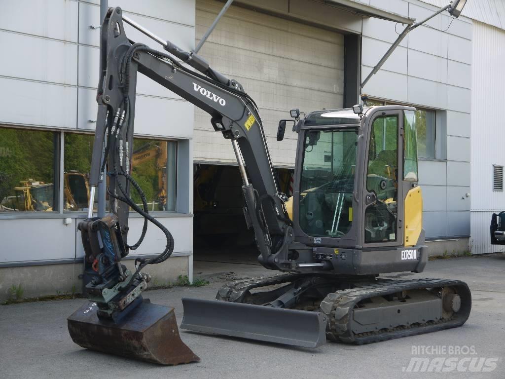Volvo ECR 50 D Mini ekskavatörler, 7 tona dek