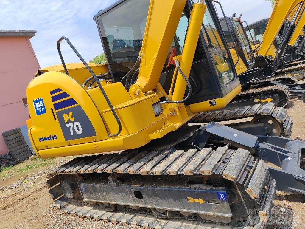 Komatsu PC 70 Mini ekskavatörler, 7 tona dek