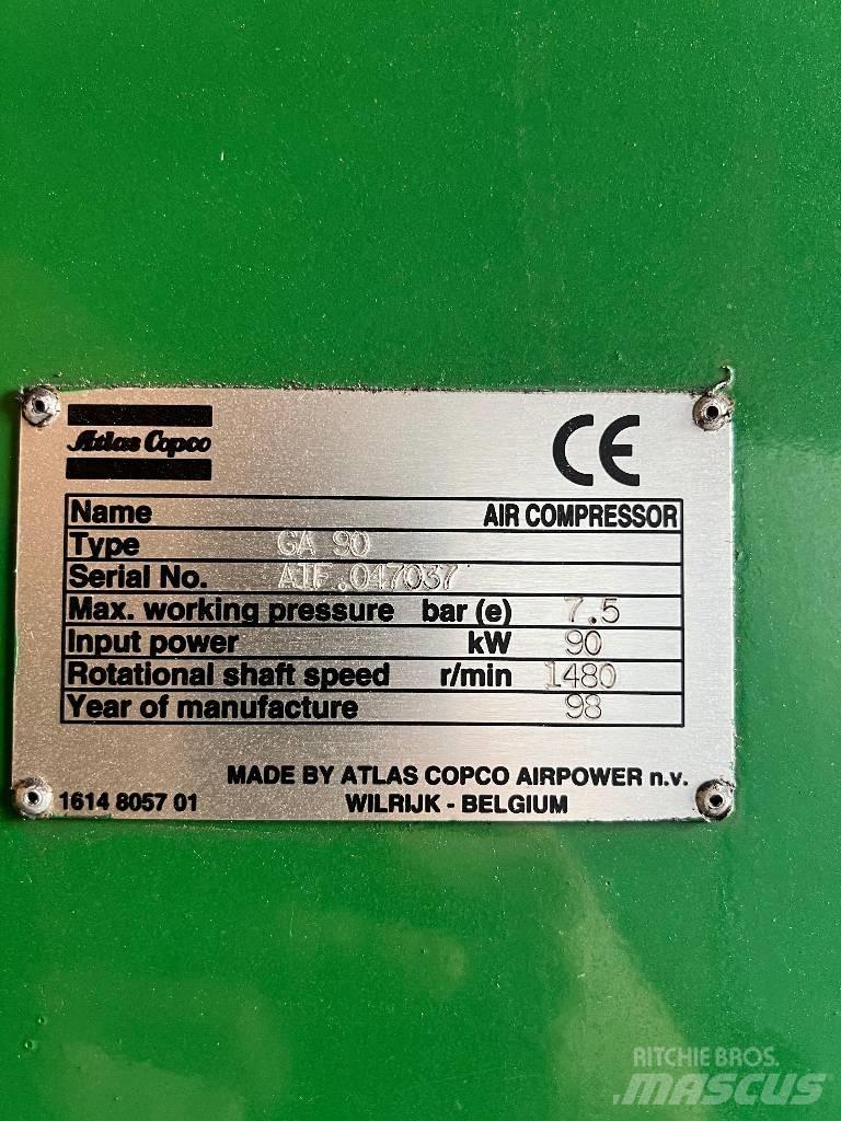 Atlas Copco GA 90 Kompresörler