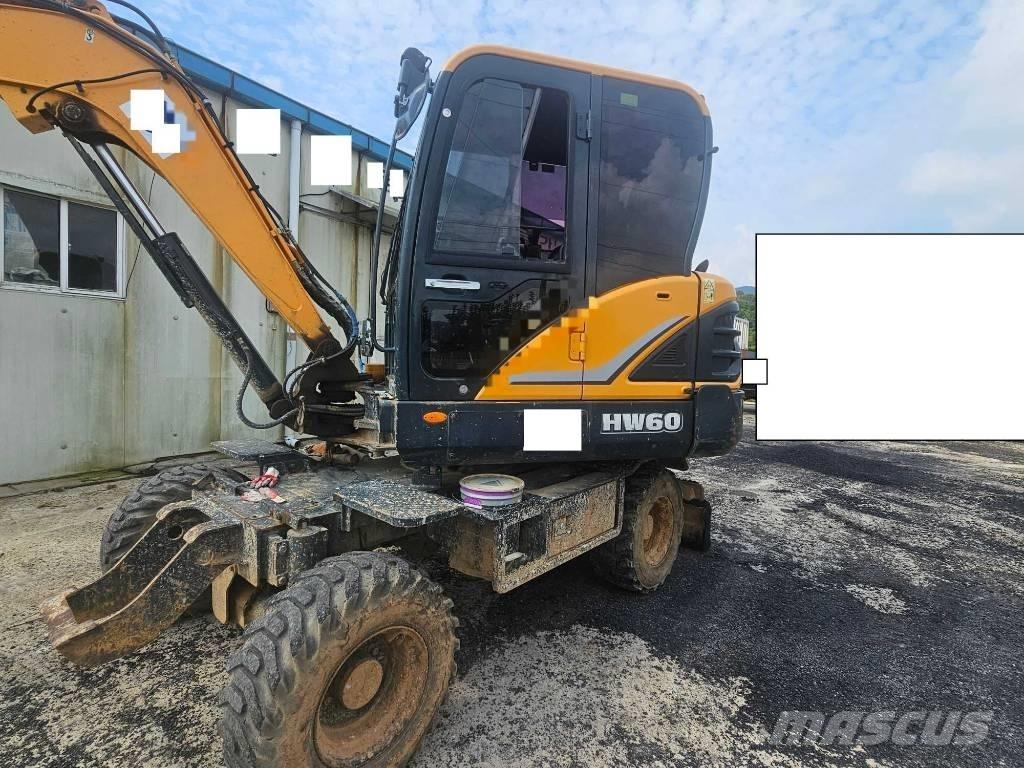 Hyundai HW60 Lastik tekerli ekskavatörler