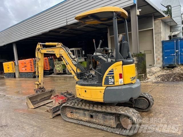 Komatsu PC 26 MR-3 Mini ekskavatörler, 7 tona dek