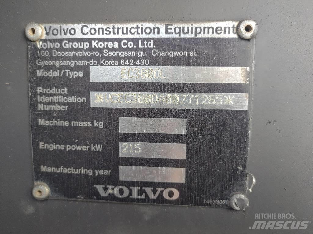 Volvo EC380DL Paletli ekskavatörler