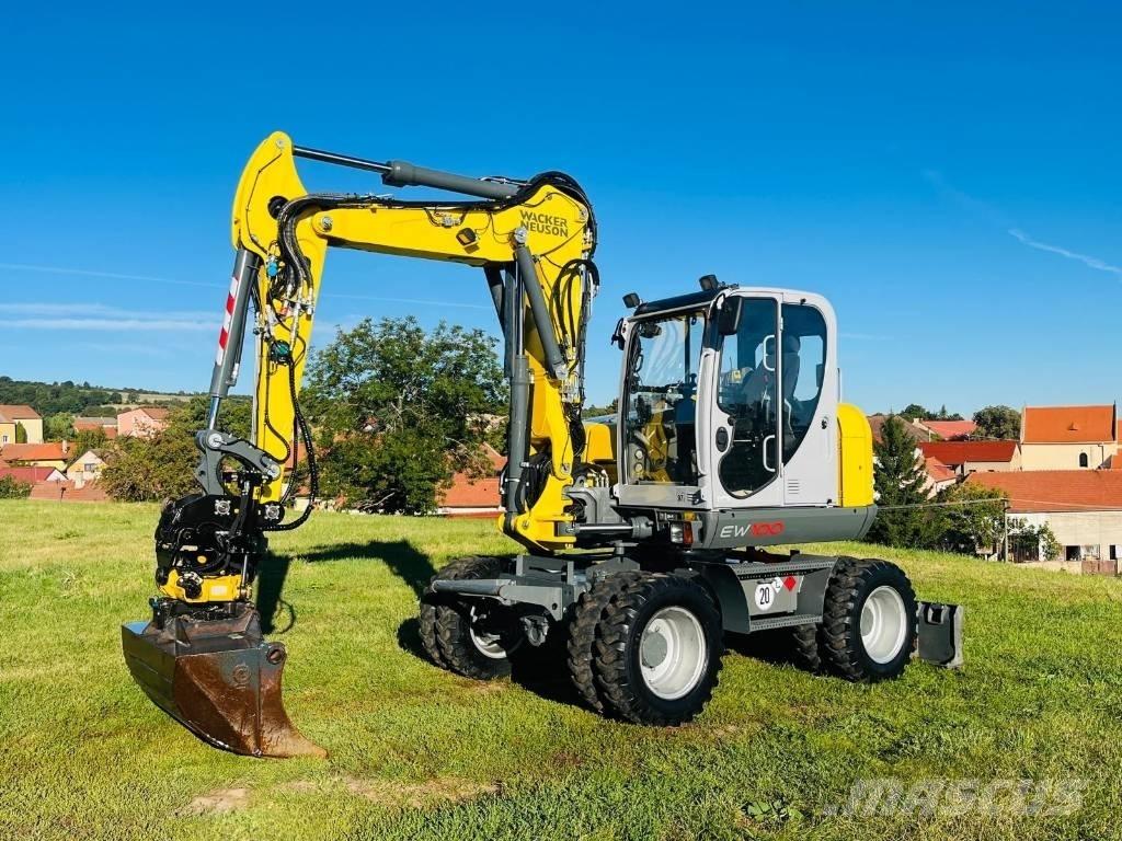 Wacker Neuson EW 100 Lastik tekerli ekskavatörler