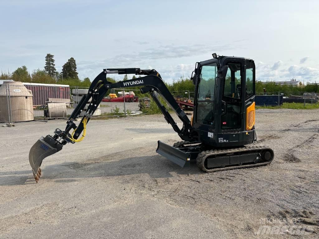 Hyundai HX 25 AZ Mini ekskavatörler, 7 tona dek