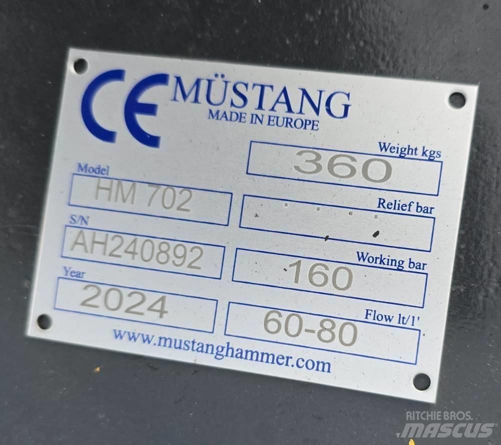 Mustang HM702 Hidrolik kırıcılar