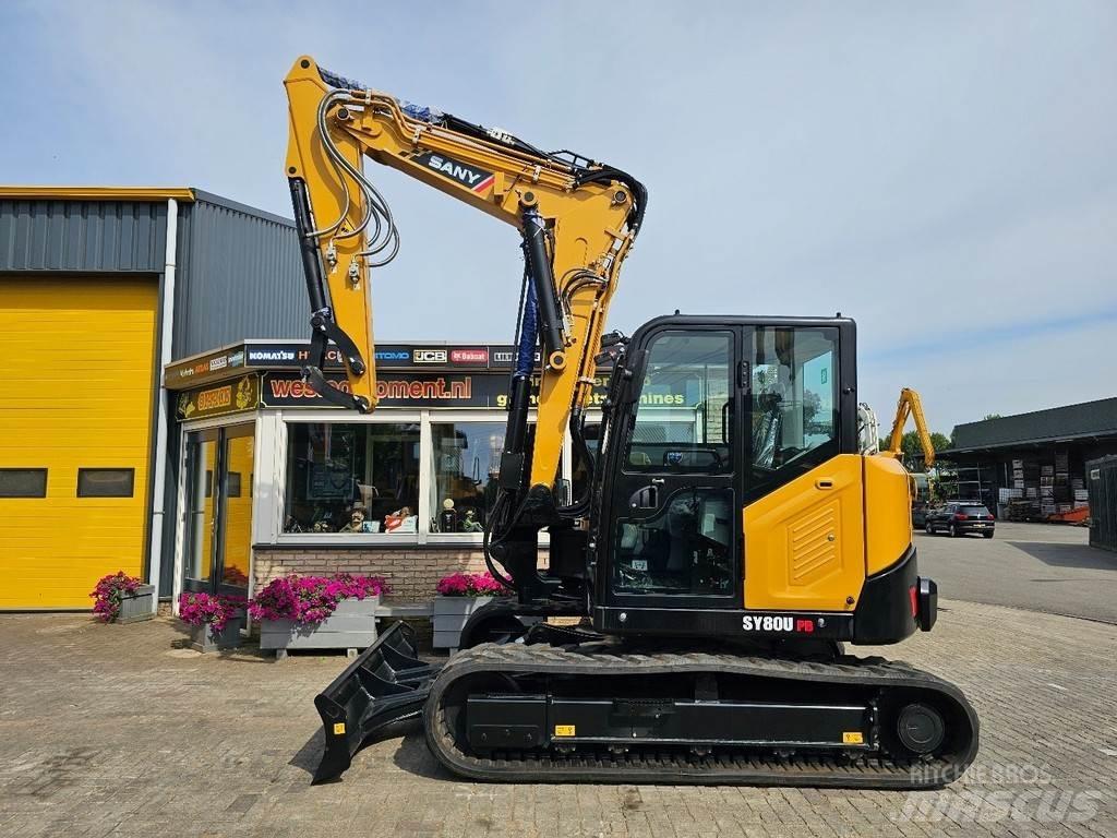 Sany SY80U Midi ekskavatörler 7 - 12 t