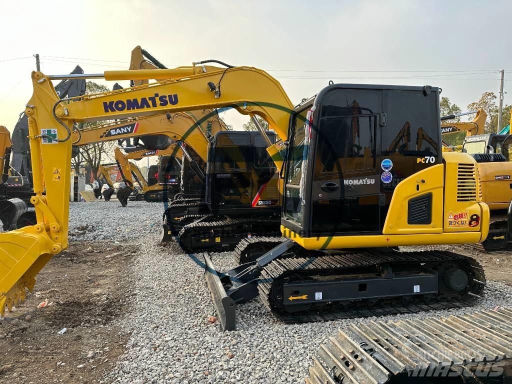Komatsu PC 70 Mini ekskavatörler, 7 tona dek