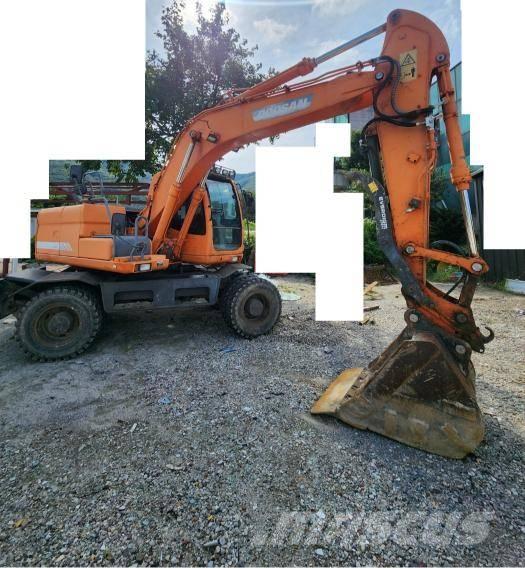 Doosan DX 140 W Lastik tekerli ekskavatörler