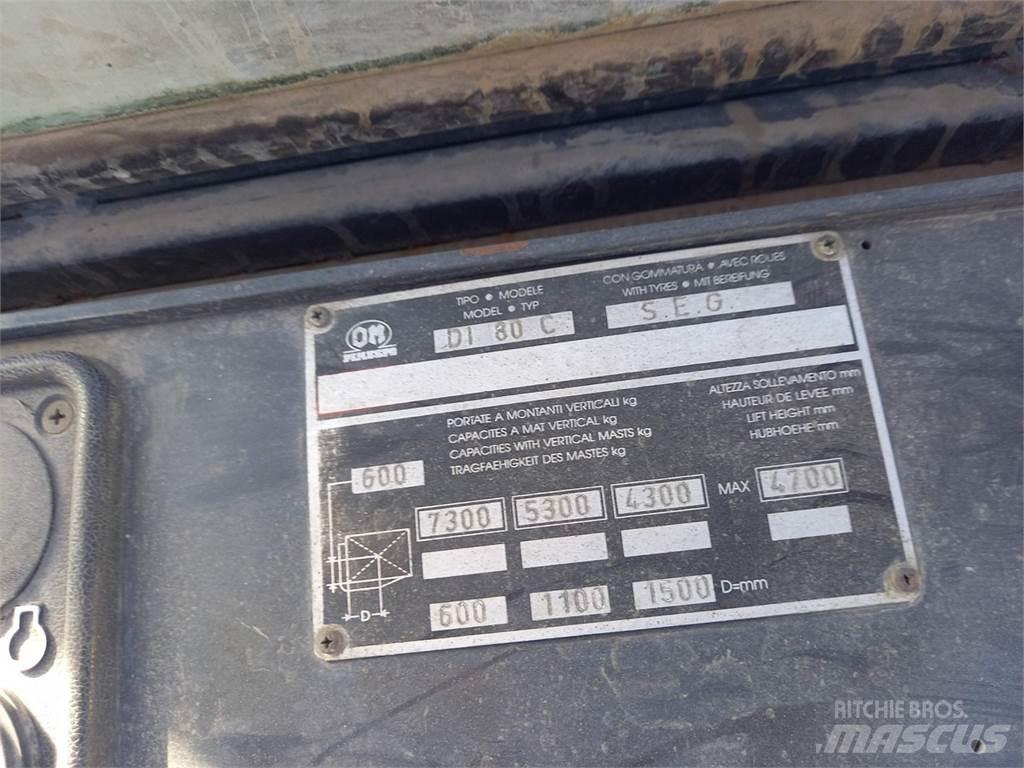 Om-Pimespo DI80C Dizel forkliftler