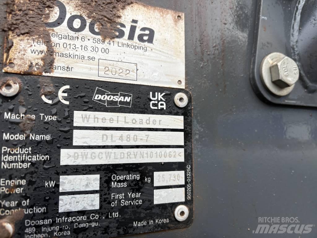 Develon DL480-7 Tekerlekli yükleyiciler