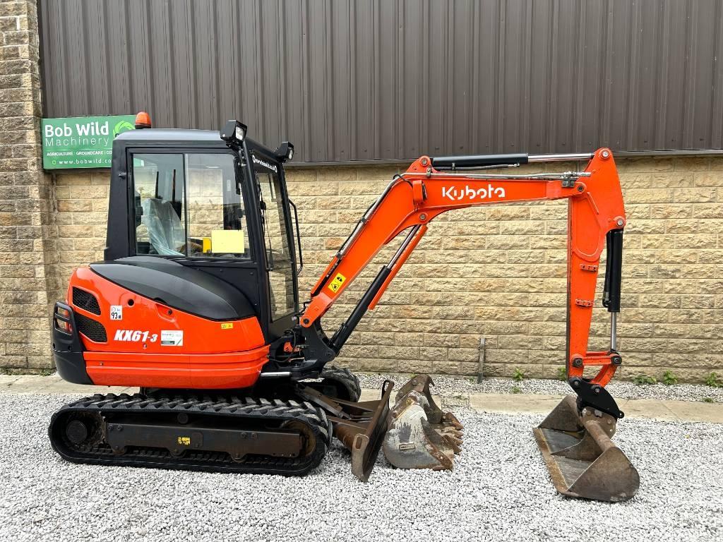 Kubota KX61-3 Mini ekskavatörler, 7 tona dek