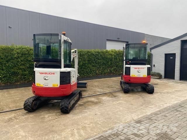Takeuchi TB 23 R Mini ekskavatörler, 7 tona dek