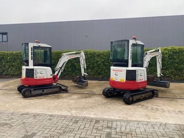 Takeuchi TB 23 R Mini ekskavatörler, 7 tona dek