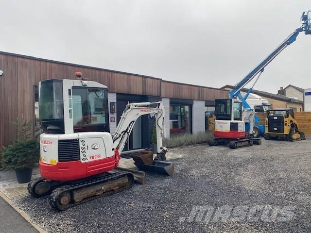Takeuchi TB 23 R Mini ekskavatörler, 7 tona dek