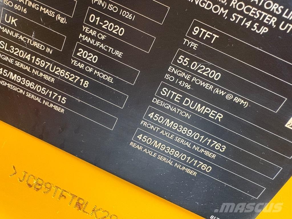 JCB 9TFT Belden kirma kamyonlar