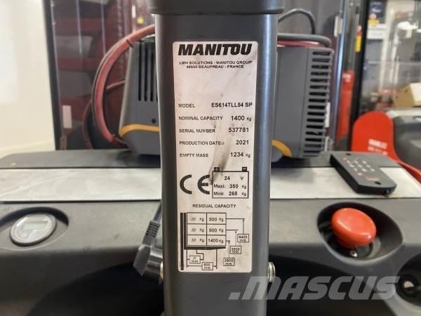 Manitou ES614 Akülü depo ekipmanları
