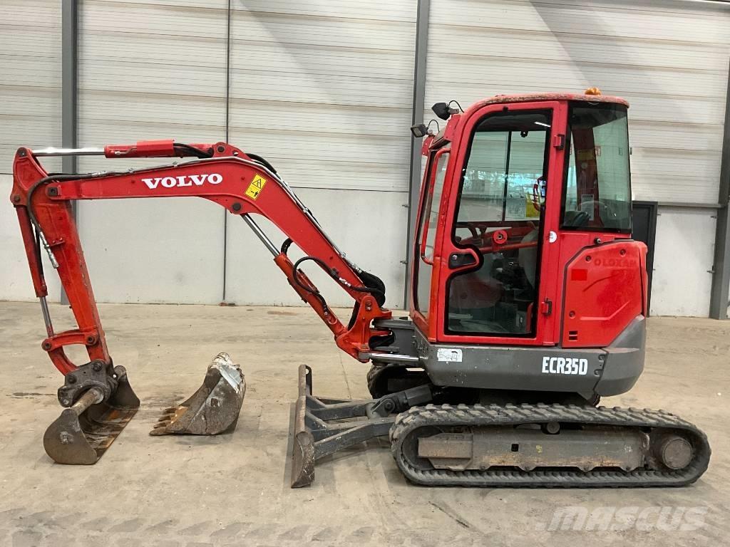 Volvo ECR 35 D Mini ekskavatörler, 7 tona dek