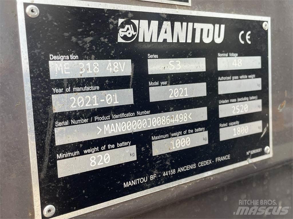 Manitou ME318 Elektrikli forkliftler
