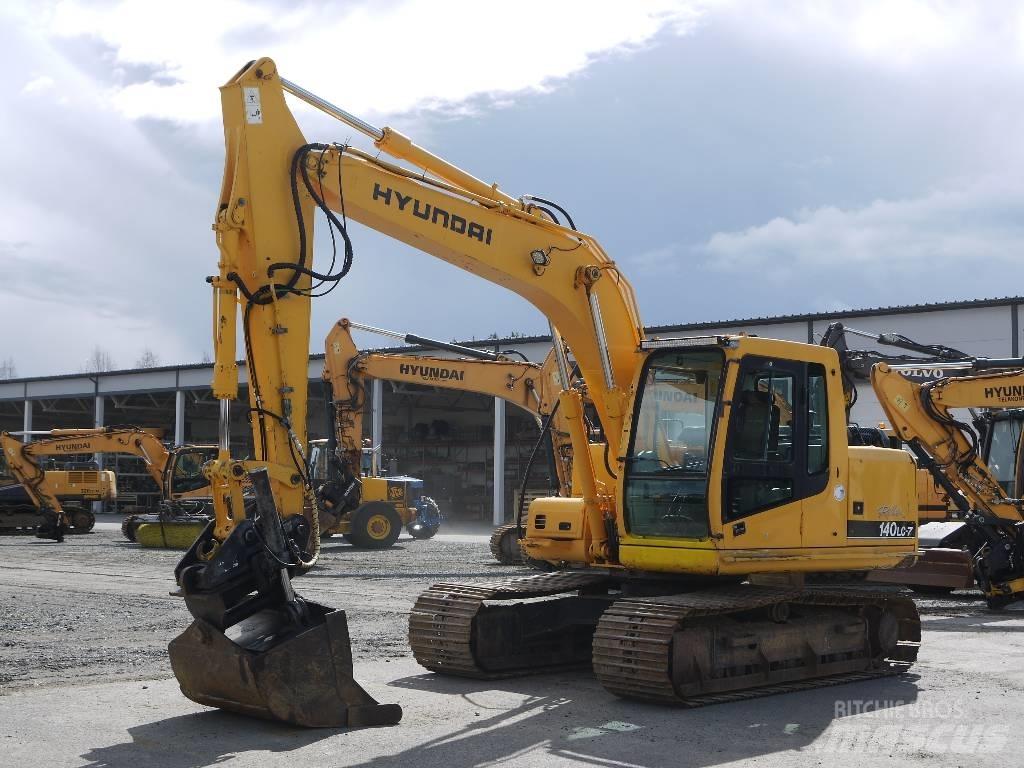 Hyundai R 140 LC-7 Paletli ekskavatörler