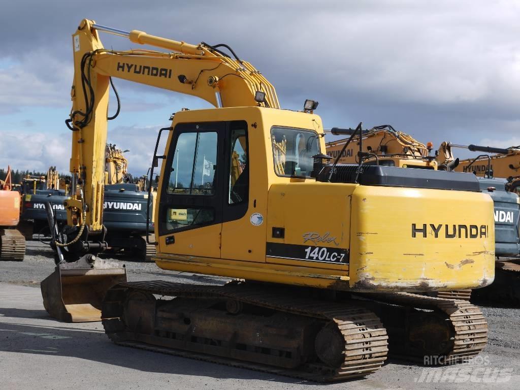 Hyundai R 140 LC-7 Paletli ekskavatörler