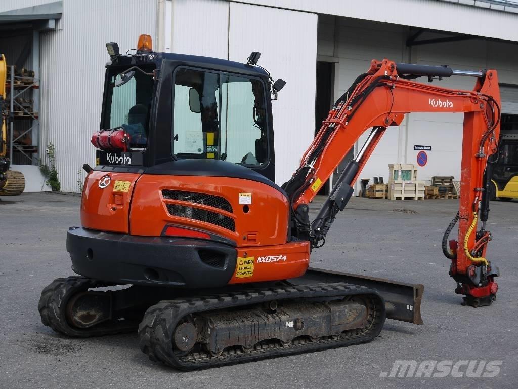 Kubota U 57-4 Mini ekskavatörler, 7 tona dek
