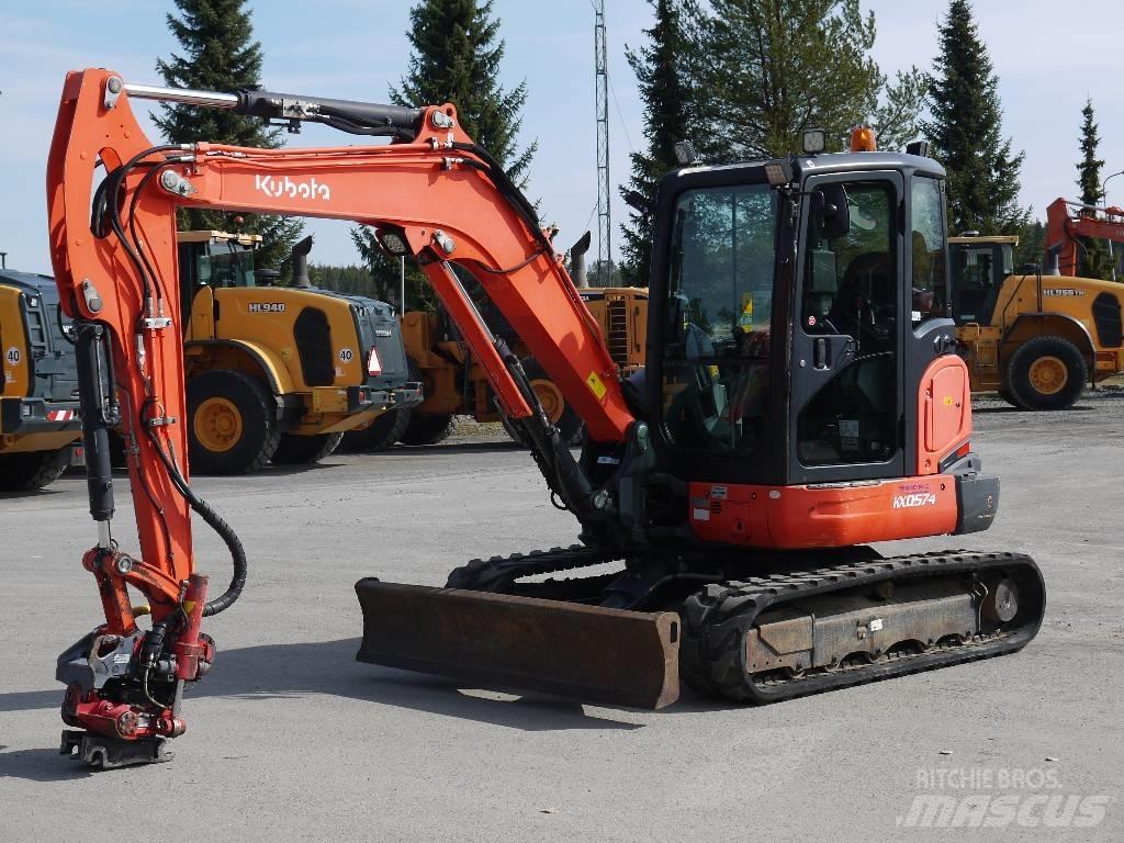 Kubota U 57-4 Mini ekskavatörler, 7 tona dek
