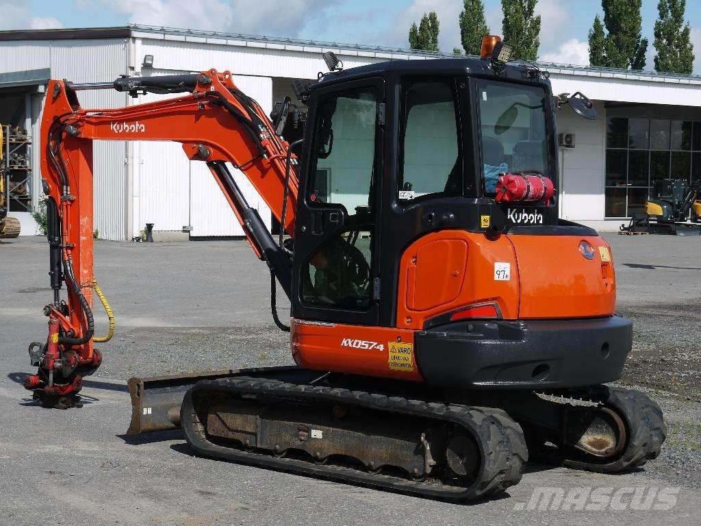 Kubota U 57-4 Mini ekskavatörler, 7 tona dek