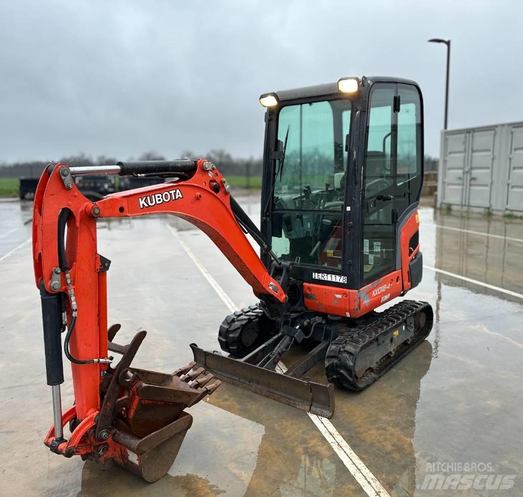 Kubota KX 018-4 Mini ekskavatörler, 7 tona dek