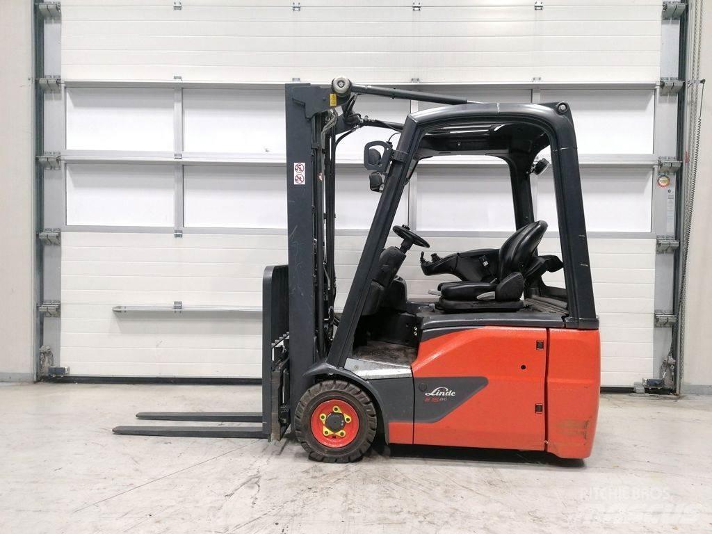 Linde E15-02 Elektrikli forkliftler