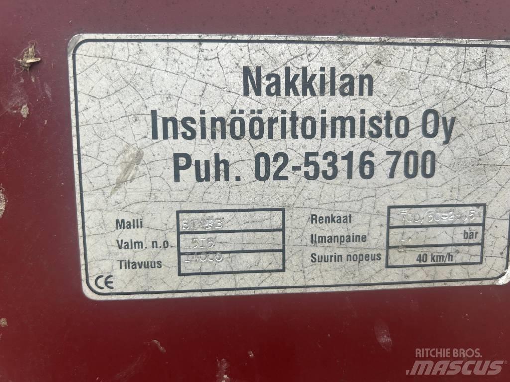 Palmu 14m3 Sivi gübre ve ilaç tankerleri