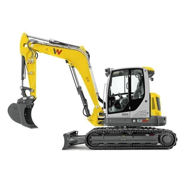 Wacker Neuson EZ 50 Mini ekskavatörler, 7 tona dek