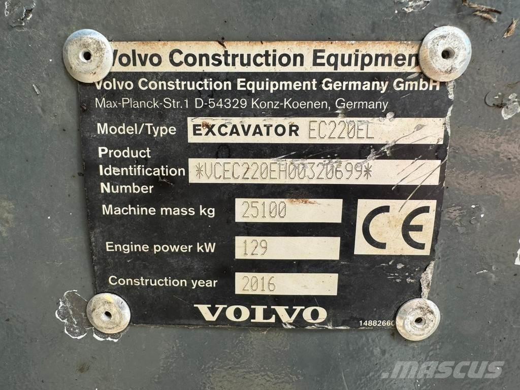 Volvo EC220EL Paletli ekskavatörler
