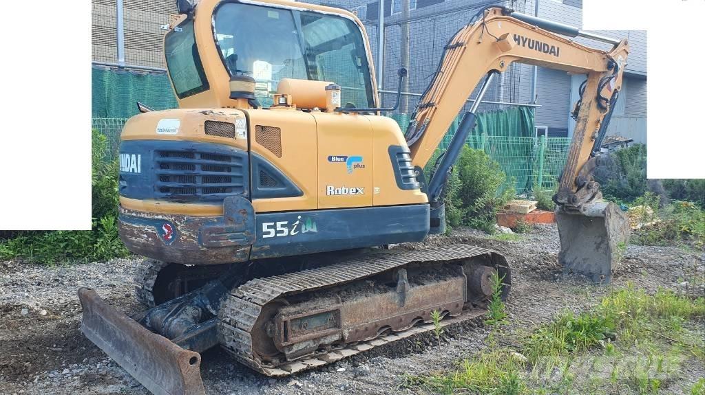 Hyundai ROBEX 55 Mini ekskavatörler, 7 tona dek