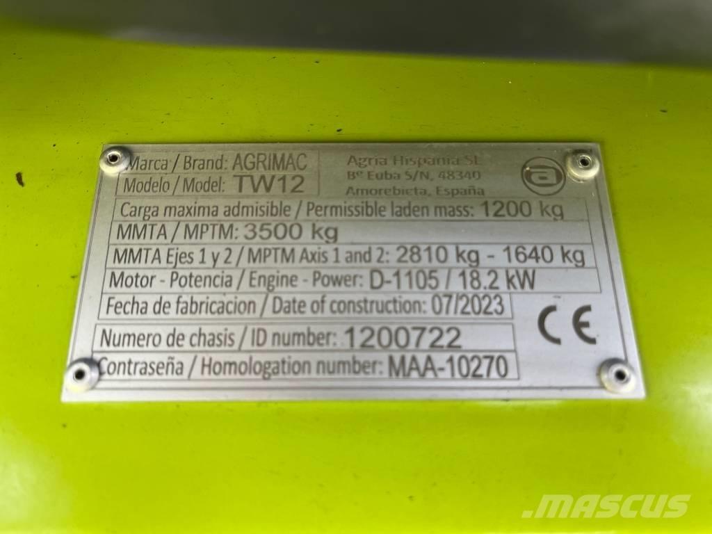 Agrimac TW 12 4x4 Dizel forkliftler