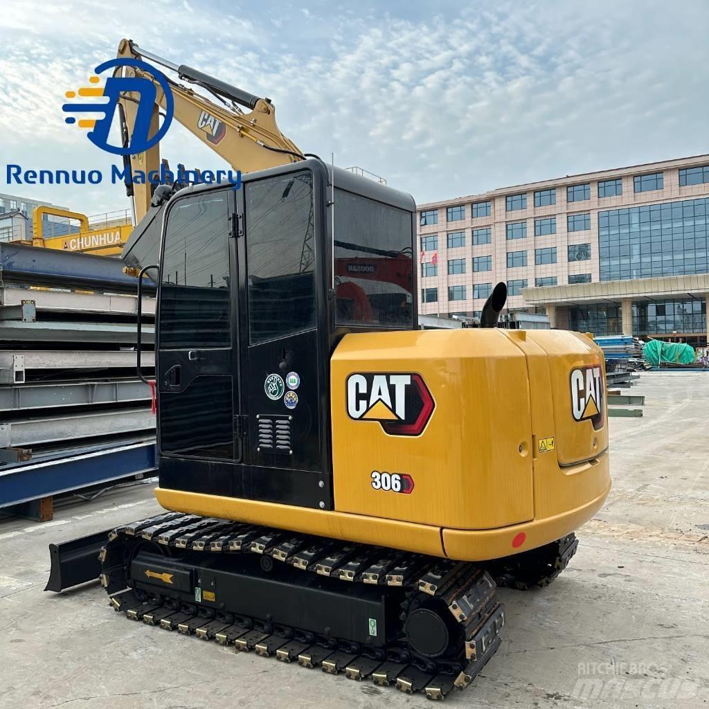 CAT 306E with rubber Mini ekskavatörler, 7 tona dek